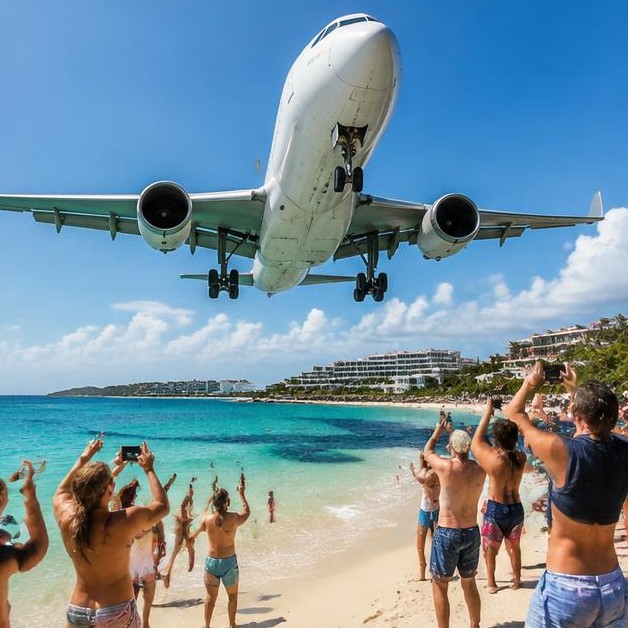 Maho Beach Plane-Spotting Tour