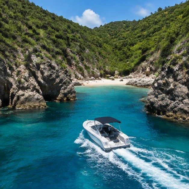 Private Speedboat to Hidden Coves