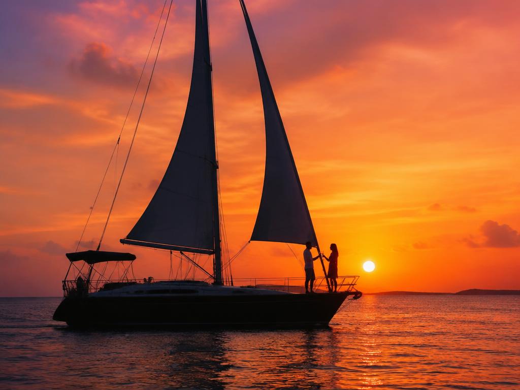 Sunset Champagne Sail